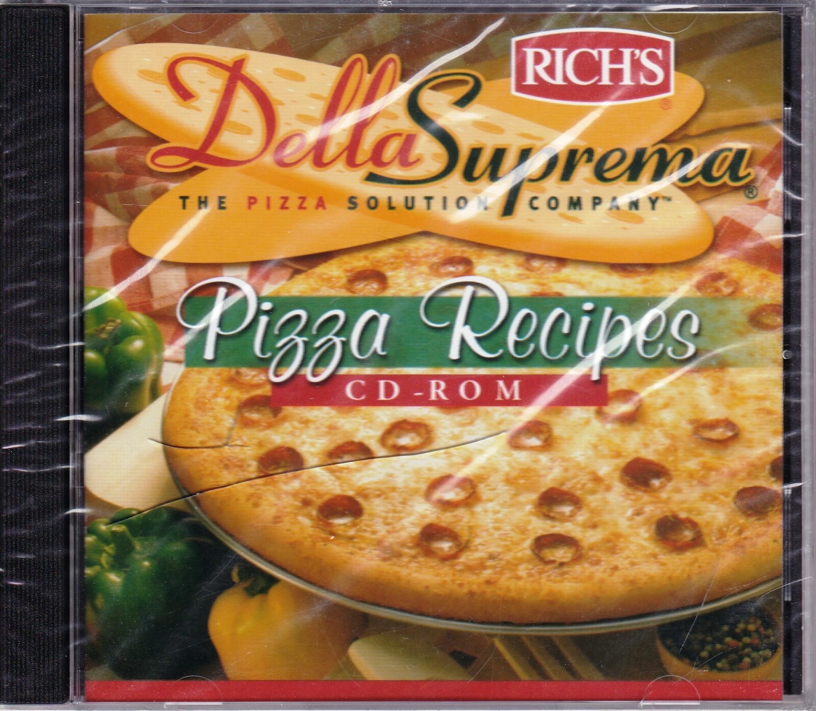 Della Suprema: The Pizza Solution Company Pizza recipes (PC CD-ROM,) *BRAND NEW*