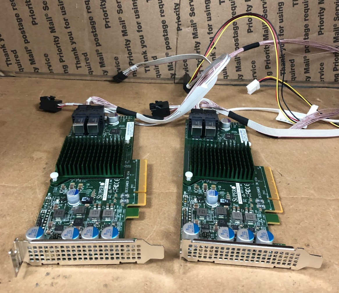 (X2) Supermicro AOC-S3008L-L8e-RI13 12Gb/s 8-Ports SAS Host Bus Adapter Regular