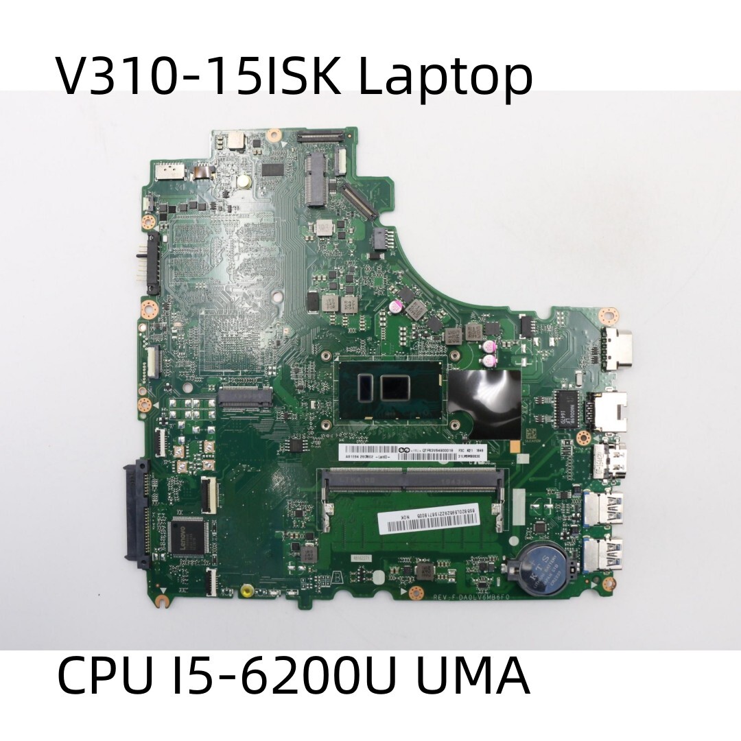 For Lenovo V310-15IKB Motherboard CPU I5-6200U UMA FRU 5B20L59529 5B20L46739