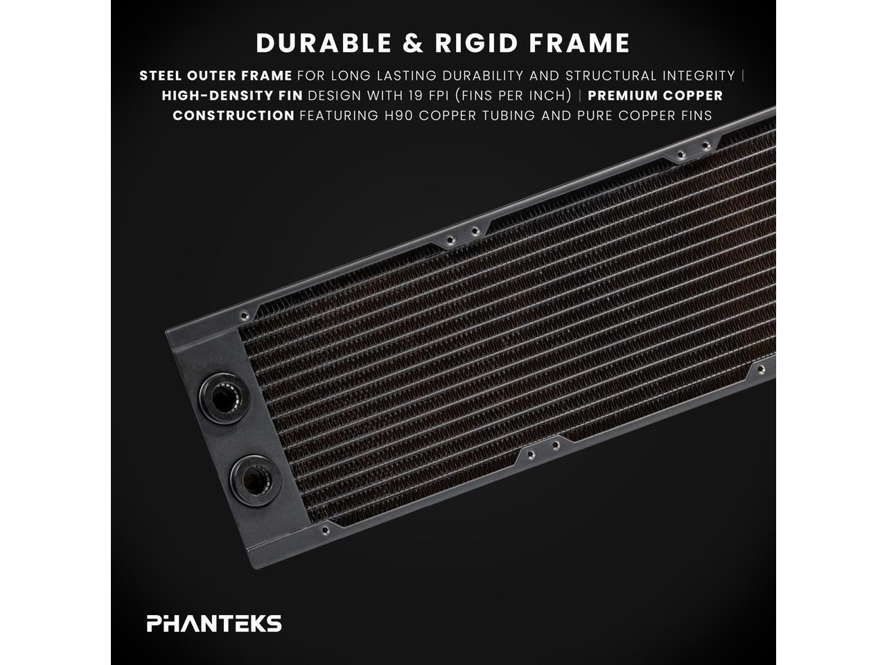 EZ-Fit 420RAD-30, 420mm-30mm thick Water-Cooling Copper Radiator, Glacier