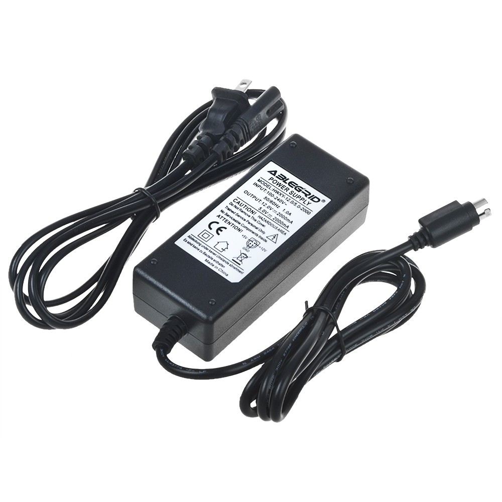 4-Pin 12V 5V Adapter Charger for Acomdata 160GB 7200 RPM USB Drive Power Cord