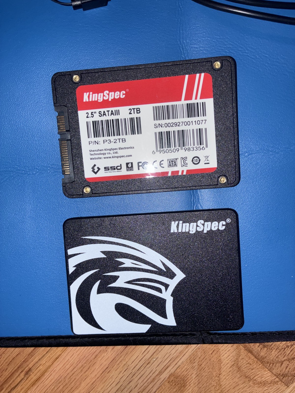 (4TB) KingSpec 2.5'" 2TB X 2 SATA III SSD 6GB/S (550mb/s Read & Write)
