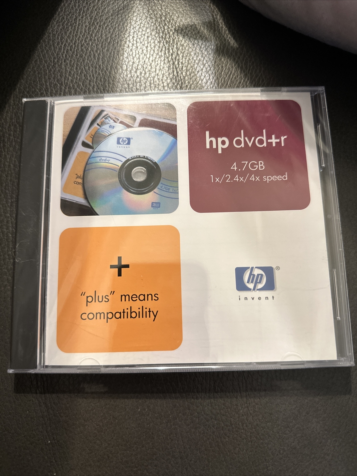 HP 4.7GB Rewritable DVD+RW Disc NOS