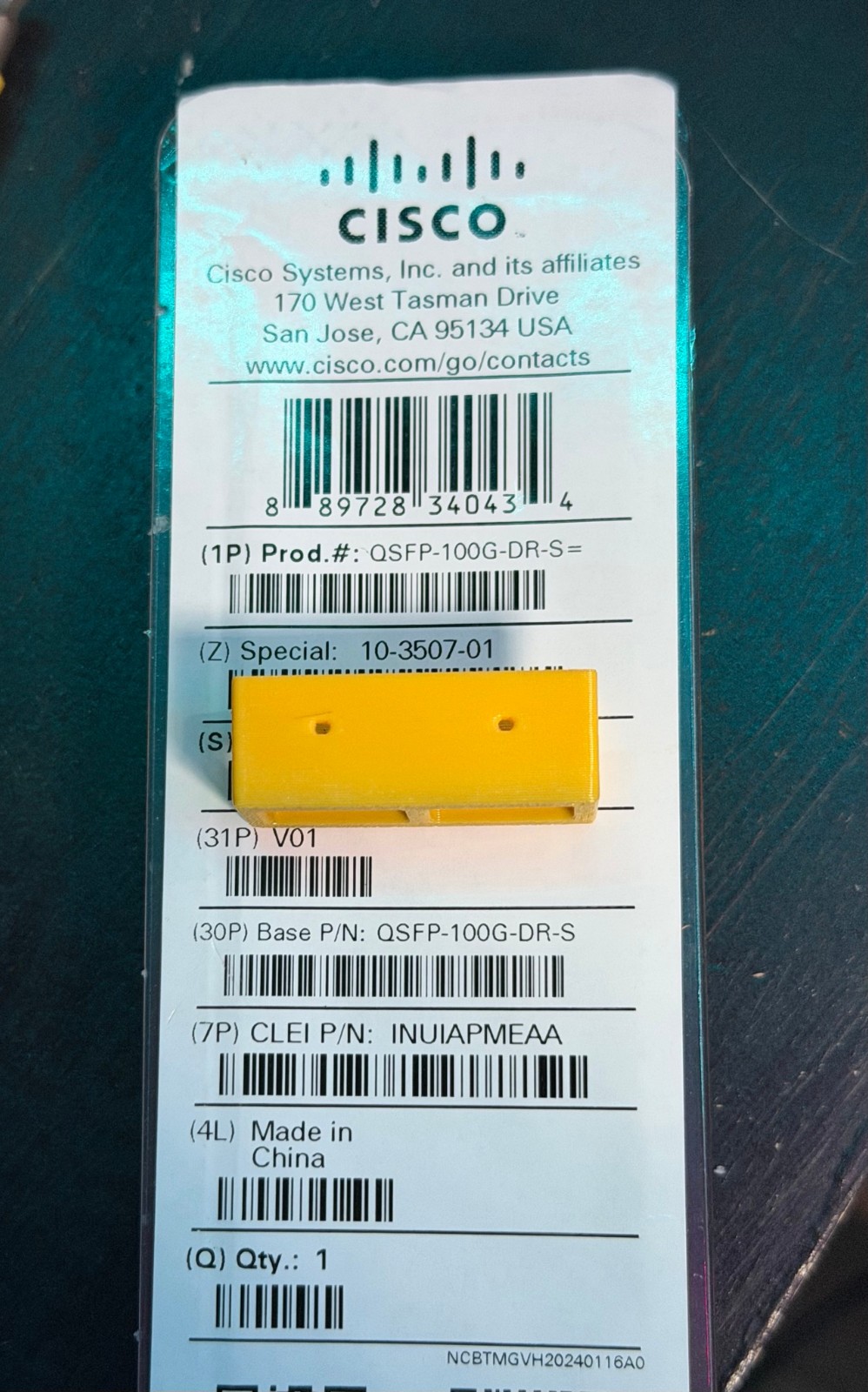 Cisco QSFP-100G-DR-S NEW GENUINE