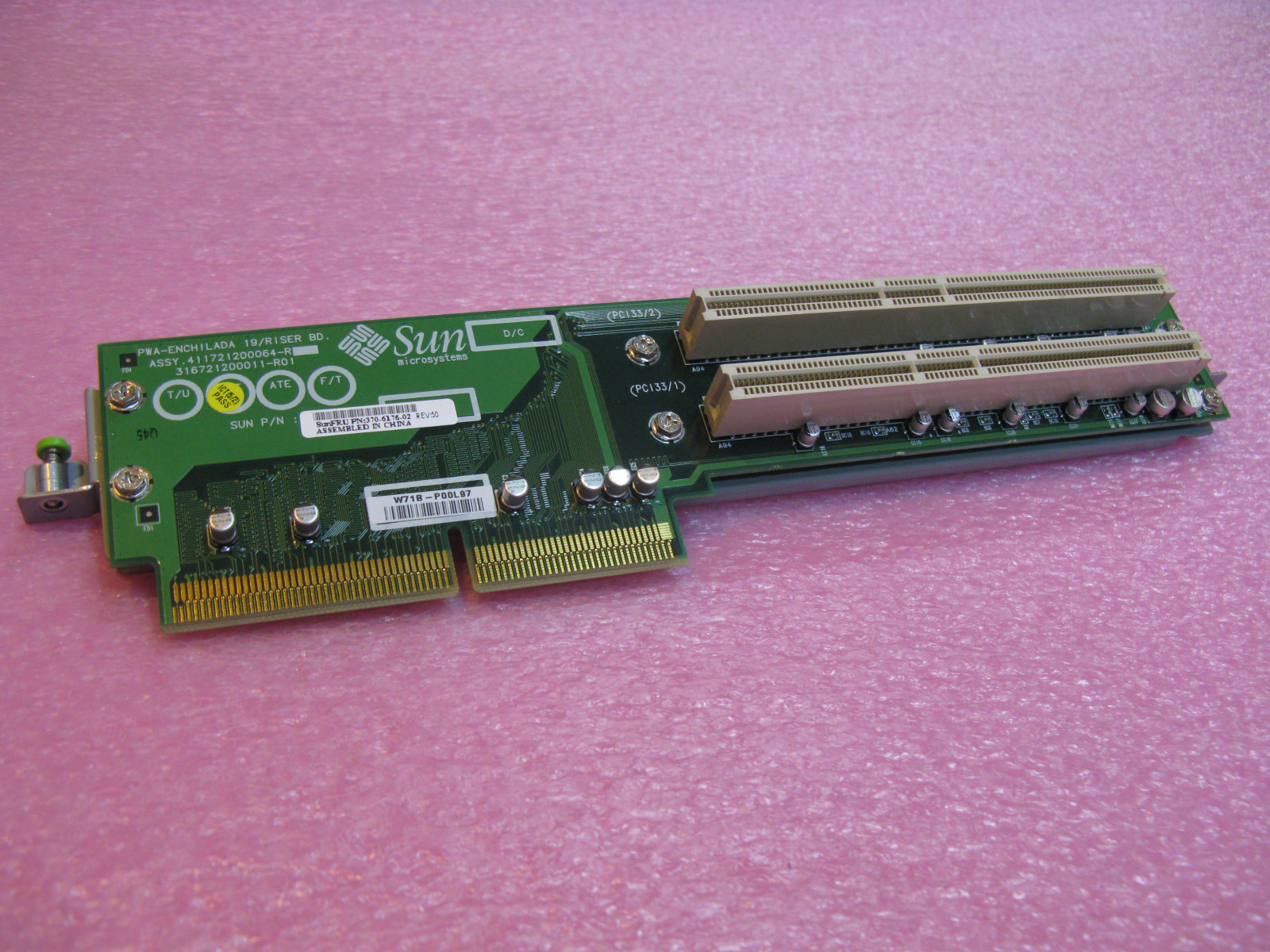 Sun Netra240  370-6176 2-Slot PCI Riser Board - B4701