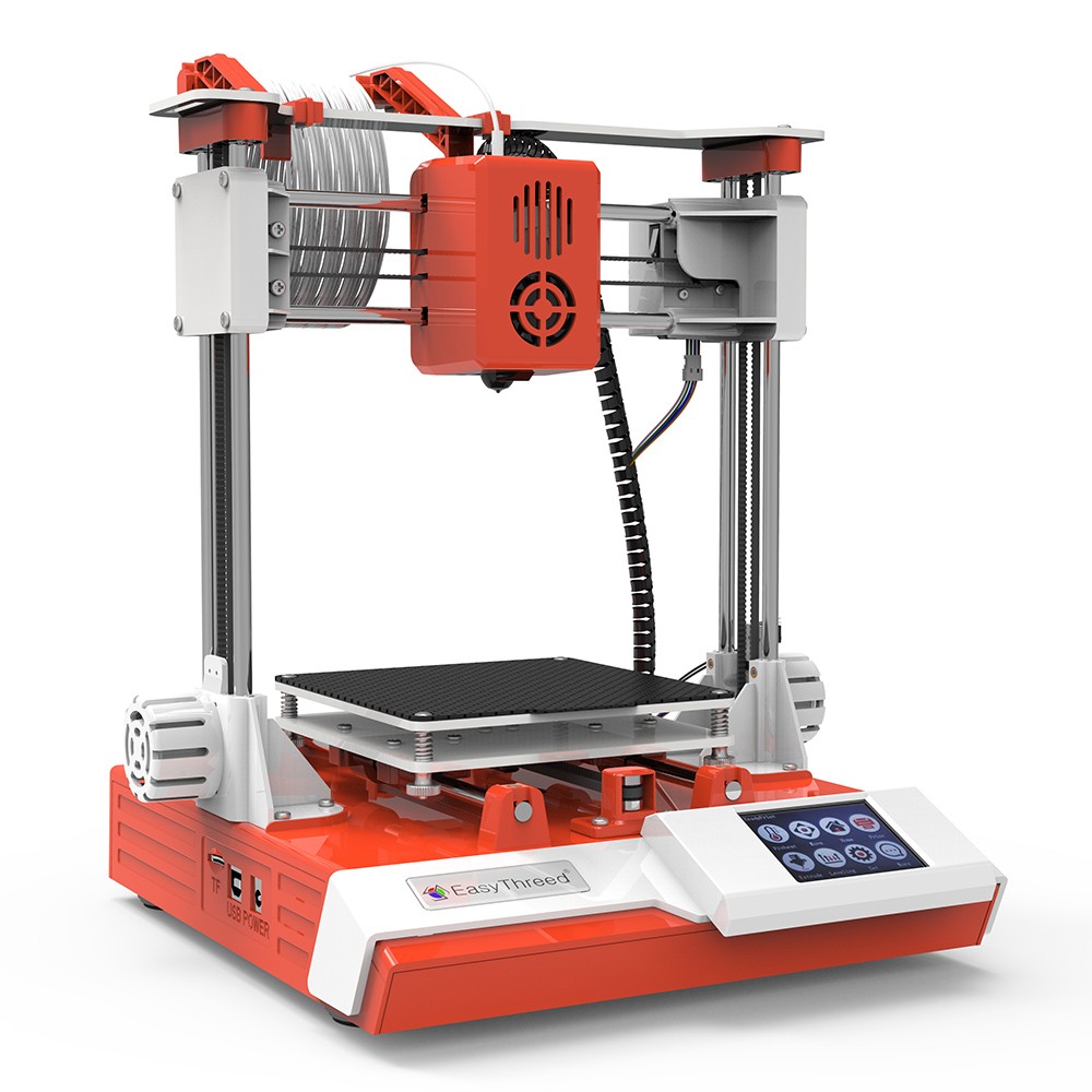 EasyThreed K6 3D Printer Desktop Printing Machine 100x100x100mm/4x4x4in HDBU