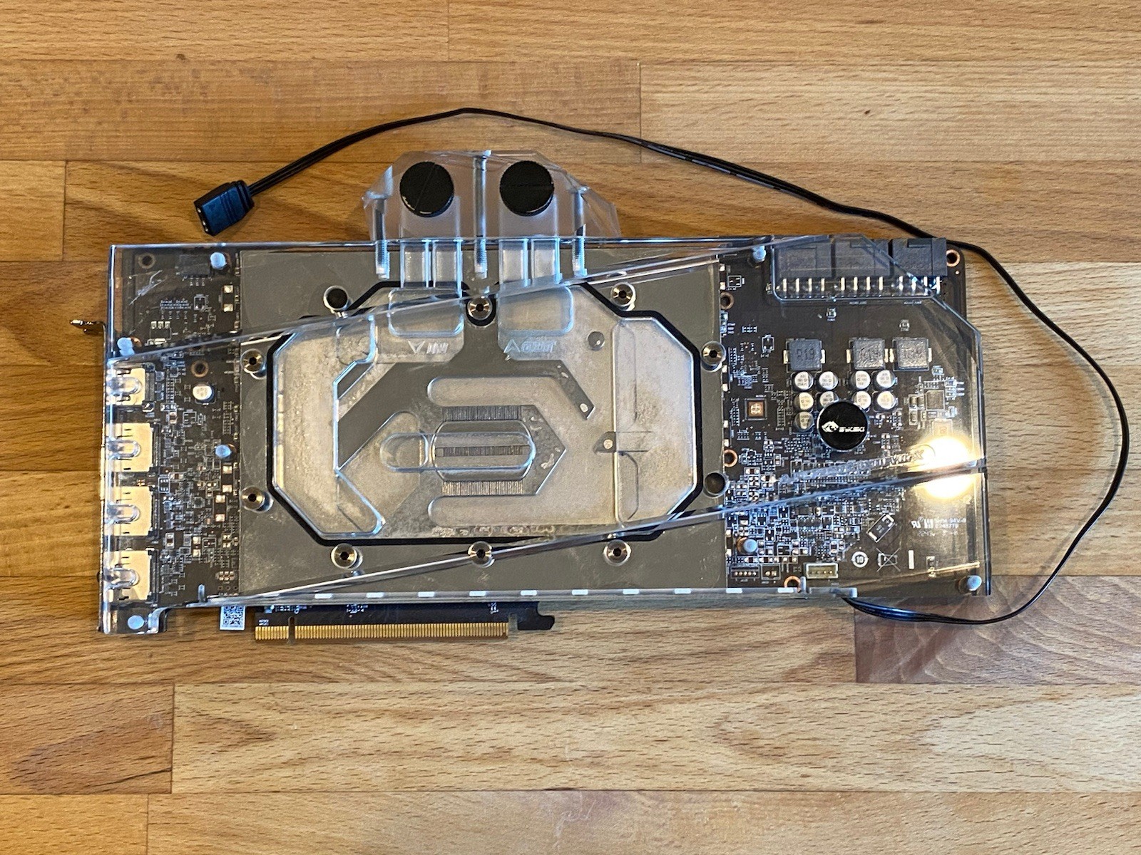 BYKSKI Waterblock & Backplate for RX 7900XTX Liquid Devil - GPU NOT INCLUDED 