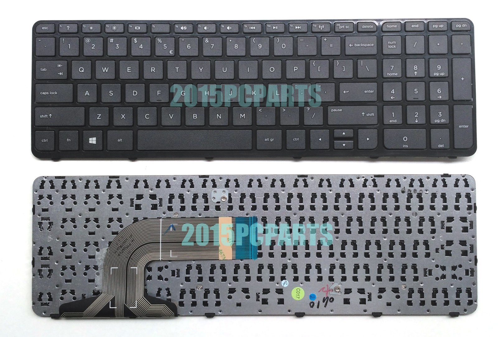 NEW US HP 15-F010WM 15-F011NR 15-F014WM 15-F018DX 15-F019DX Keyboard w/ Frame