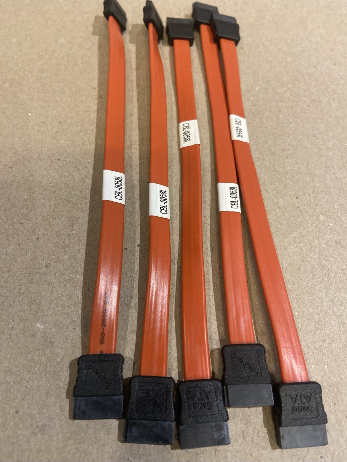 LOT Of 5 Supermicro CBL-0058L 16cm SATA Cable  - NEW (T5)