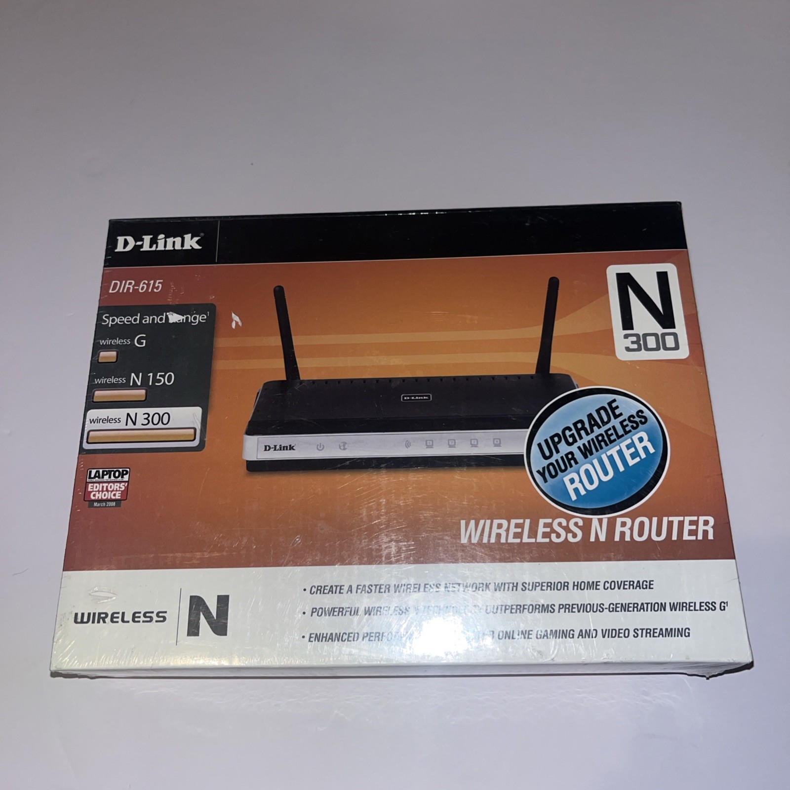 D-Link DIR-615-CS 300 Mbps 1-Port 10/100 Wireless N Router