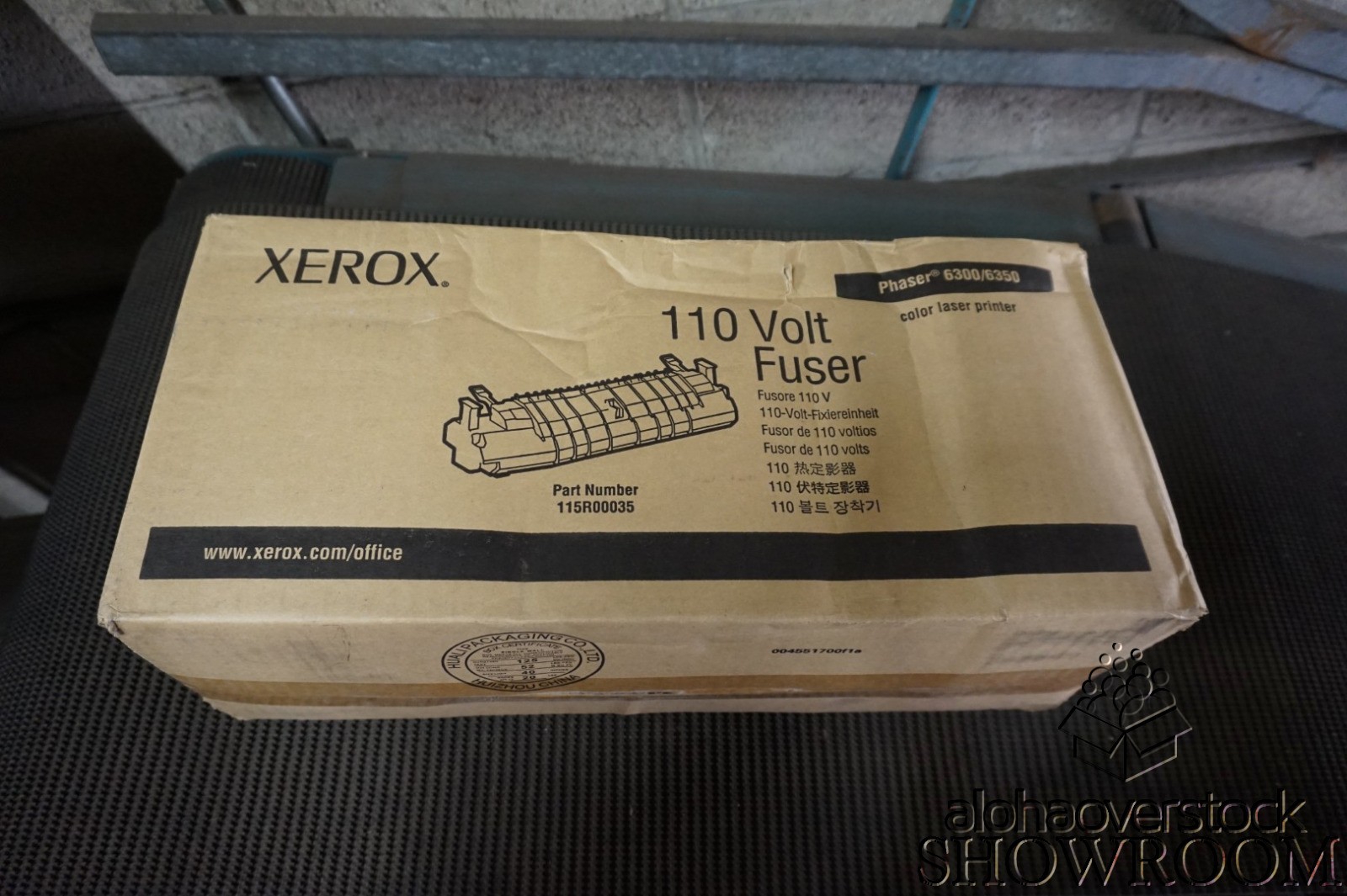 New Sealed Box Genuine OEM Xerox 115R00035 110V Fuser 115R35 Phaser 6300 6350