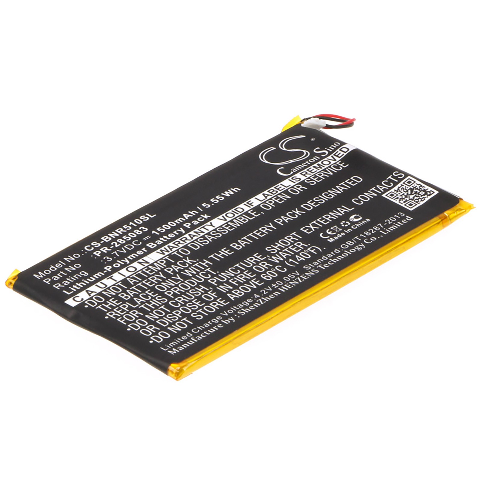 Battery for Barnes & Noble BNRV510 Nook Glowlight Plus 2015 Pocketbook PR-285083