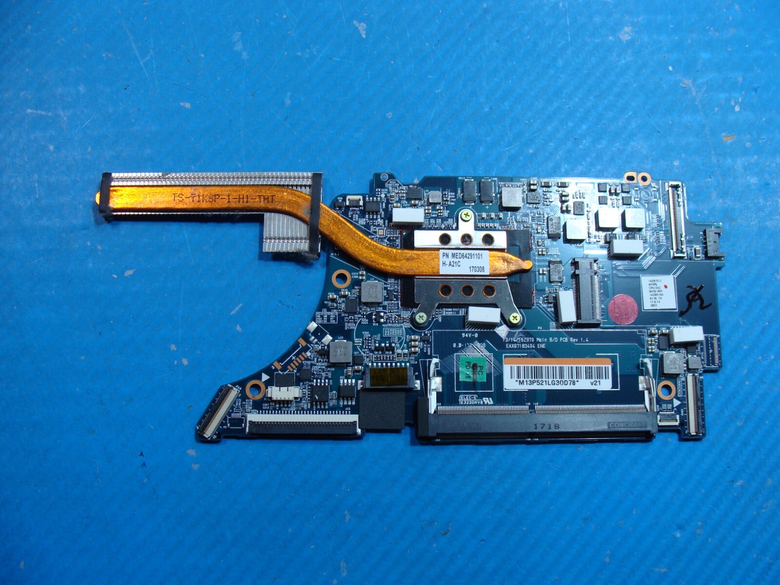 LG Gram 14ZD970-GX50K 14" Intel i5-7200u 2.5GHz 8GB Motherboard EAX67183404