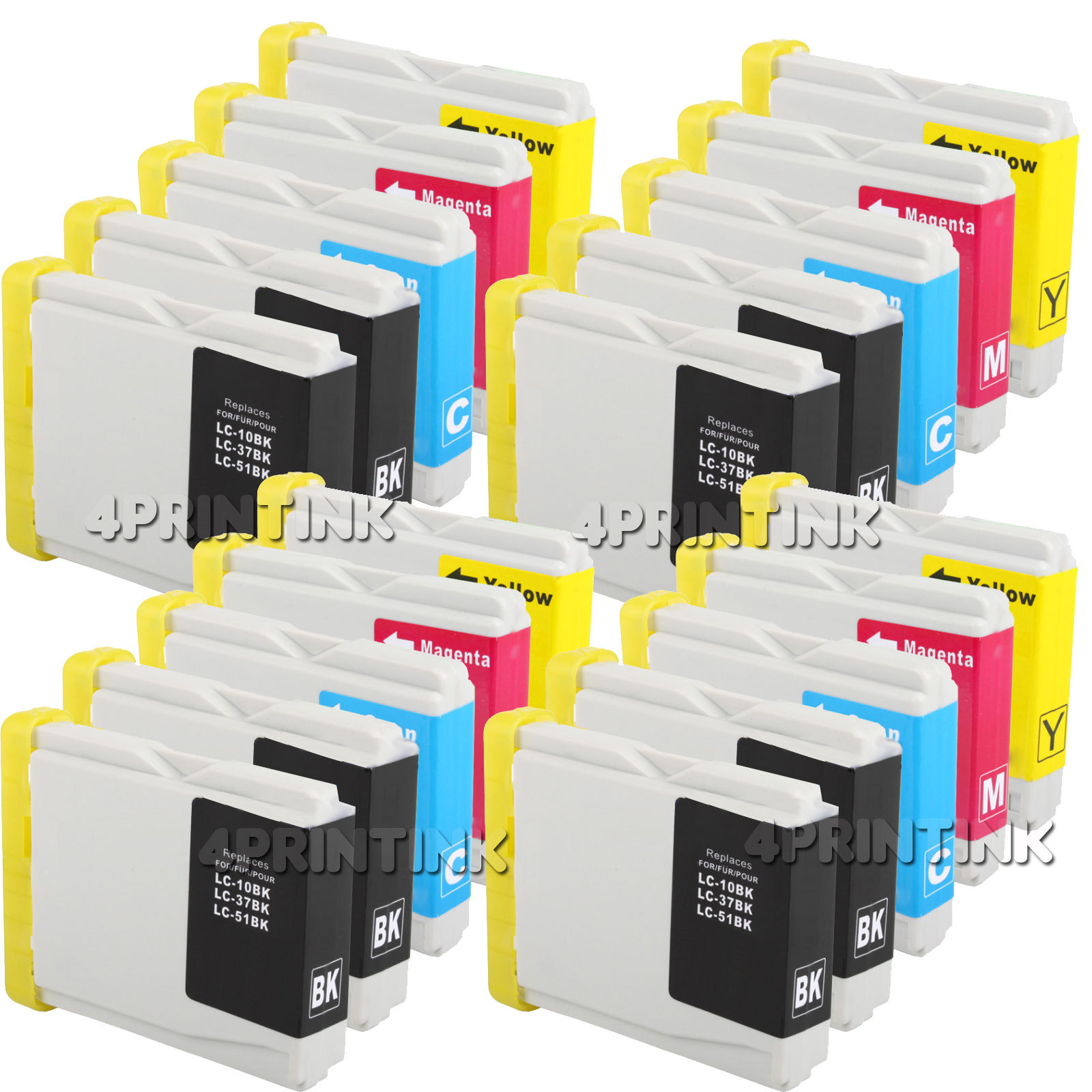 20x Combo High Quality LC51 Ink for Brother MFC-465CN DCP-350C MFC-240C Printer