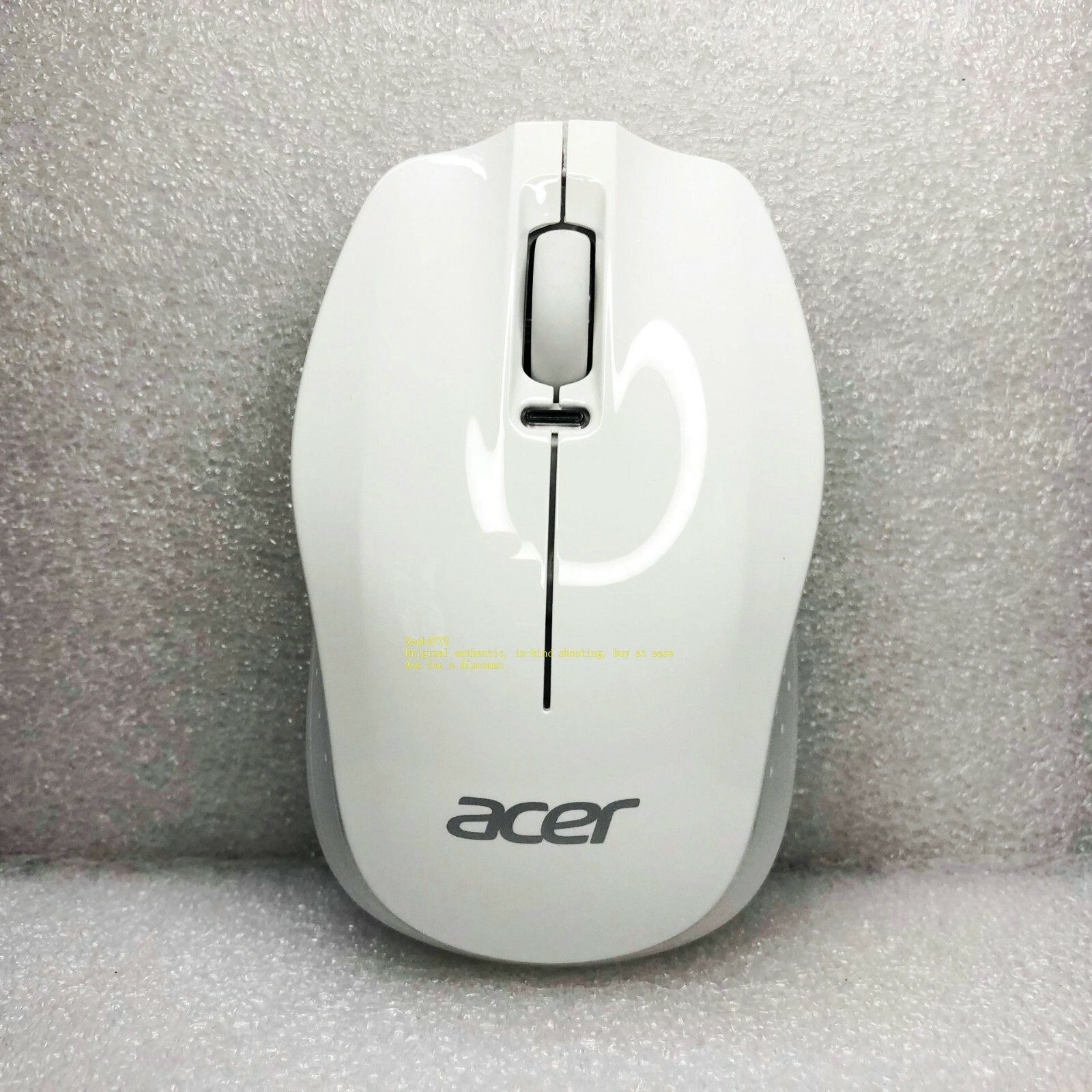 New acer wireless Bluetooth mouse NC.20711.009 milk white