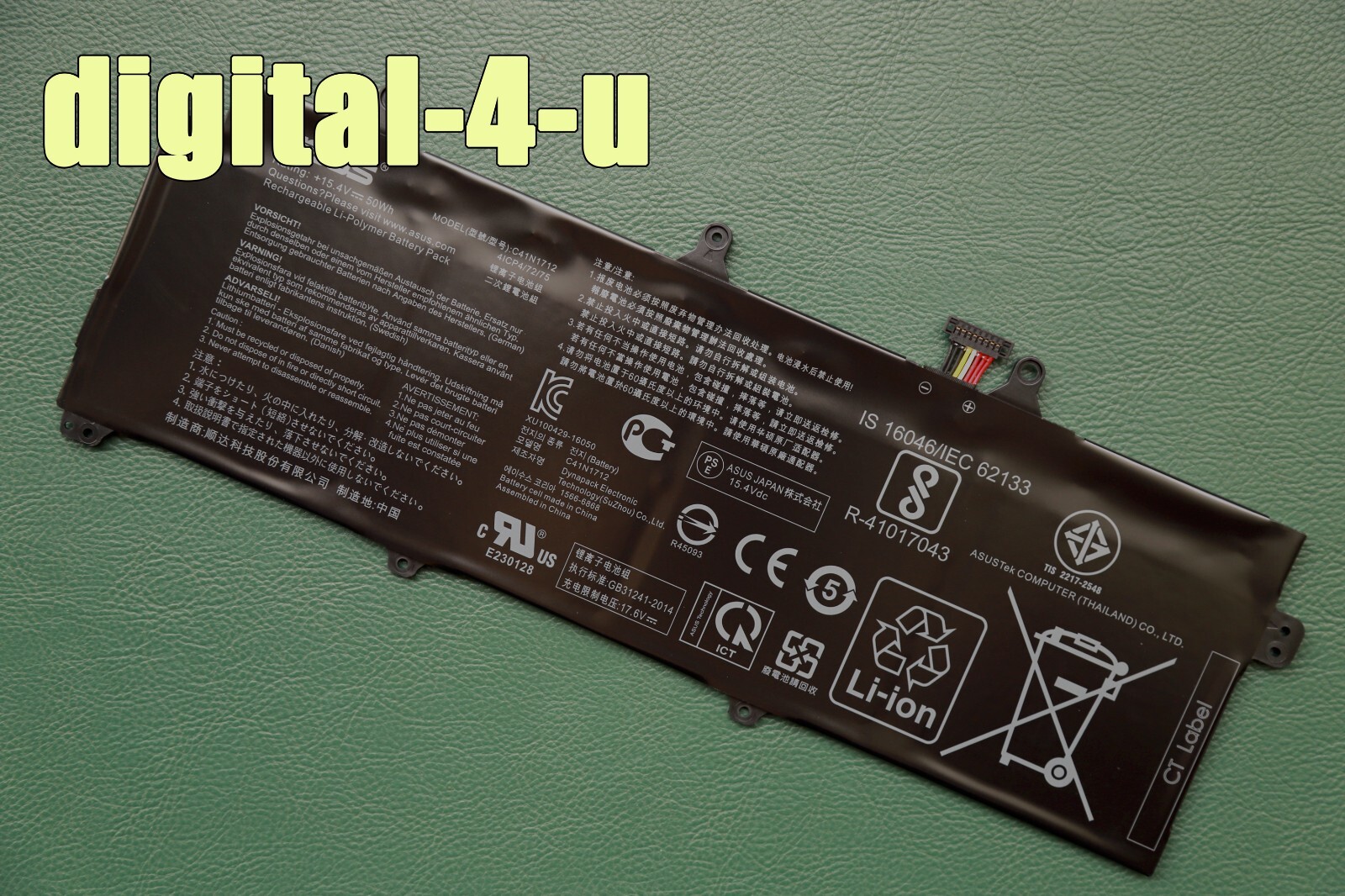 NEW Genuine C41N1712 Battery For ASUS ROG Zephyrus GX501 GX501G GX501GI GX501V