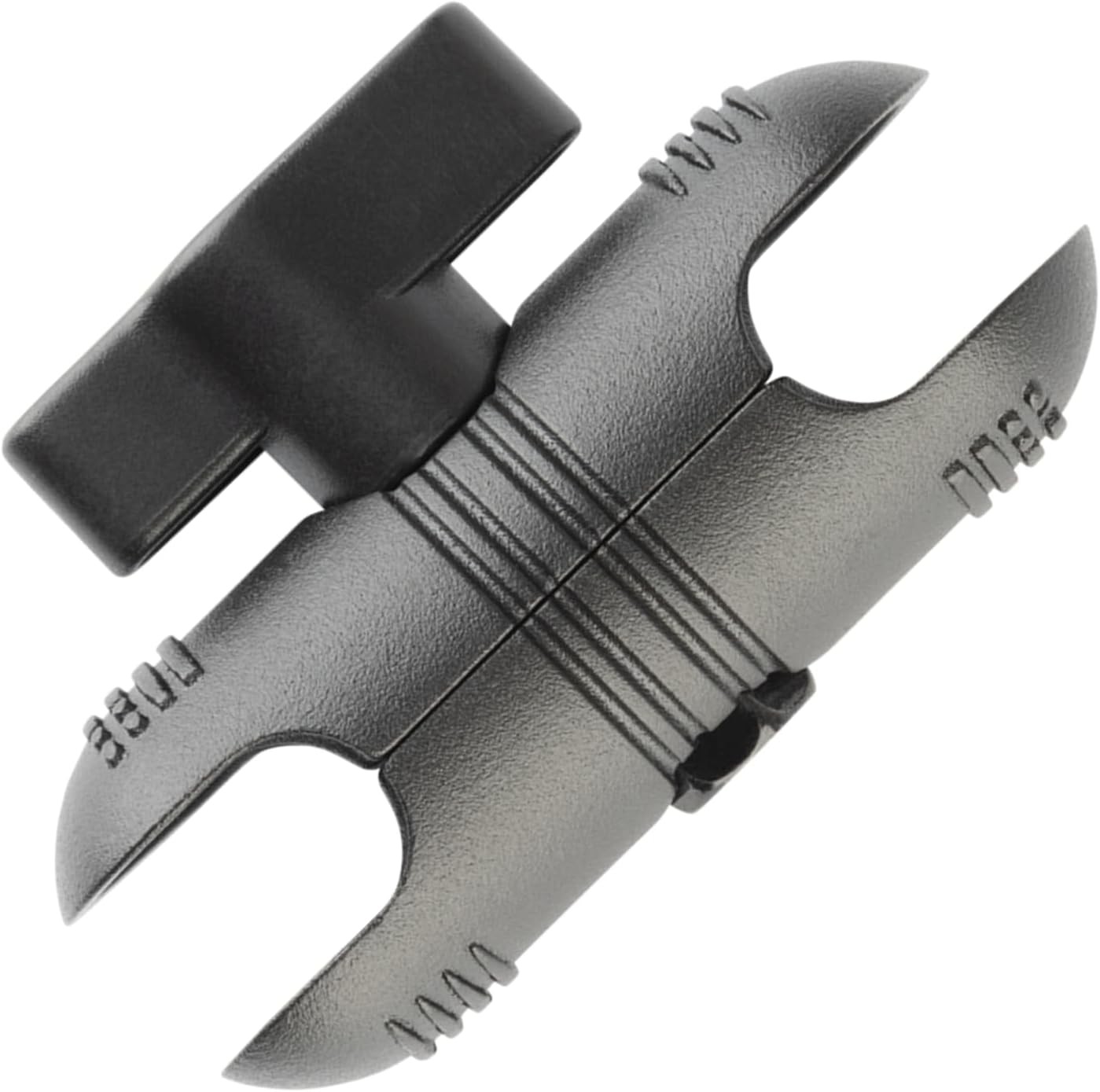 Bulletpoint 2.6" Aluminum Mounting Arm Dual 20mm Socket Connector Ends Black 