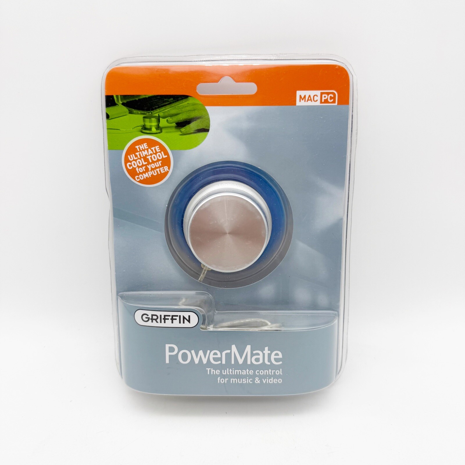 Griffin PowerMate Programmable USB Multimedia Controller for MAC/PC 2007 NEW NIB