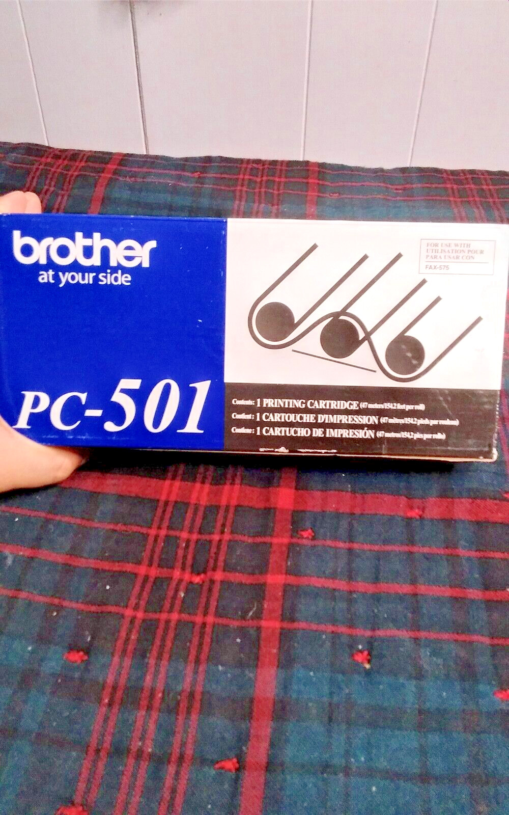 Brother PC-501 Printing Cartridge for FAX-575 Genuine NEW SEALED 