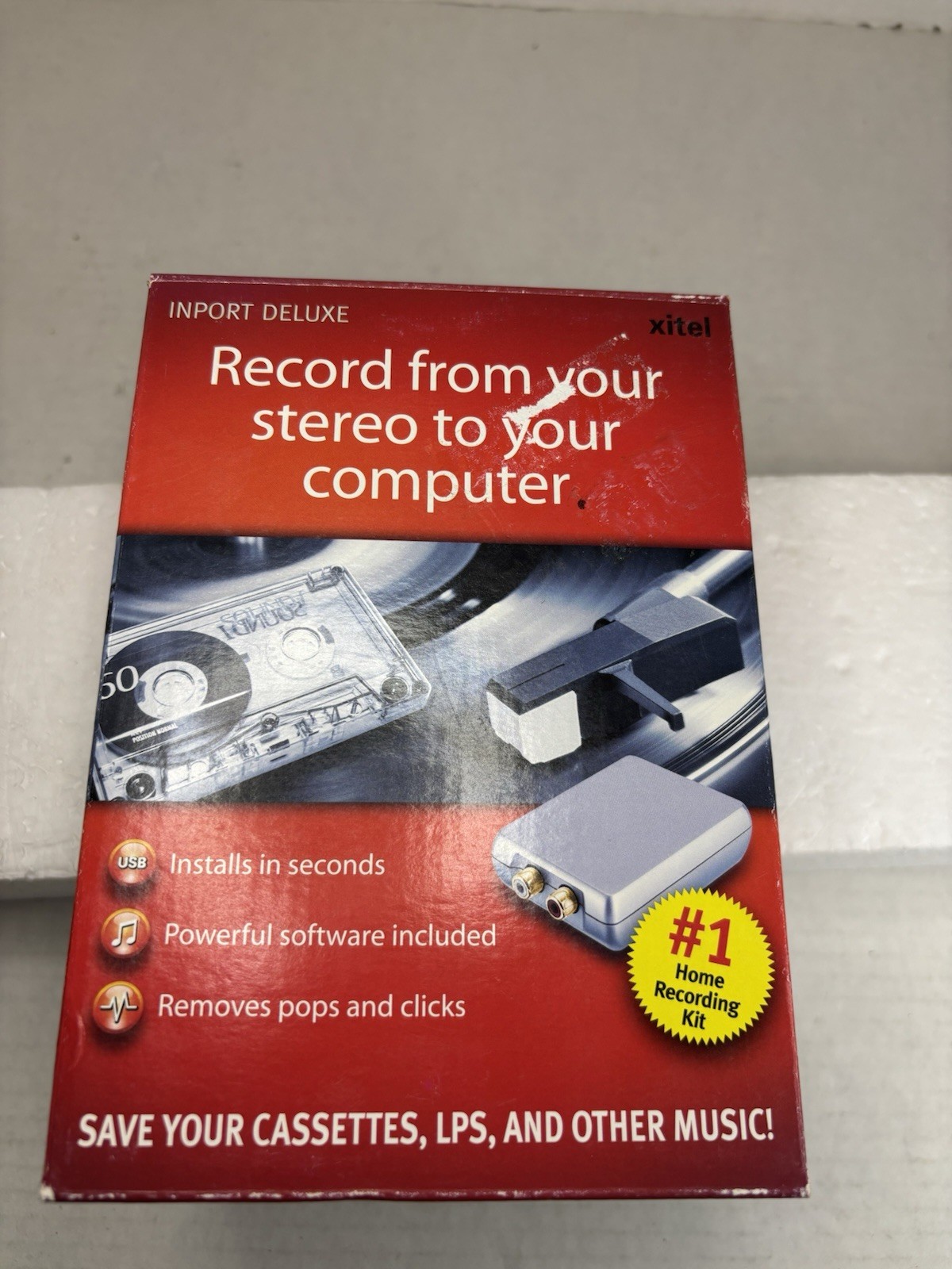 Xitel Inport Deluxe Stereo To PC Recording Kit. Pre-owned