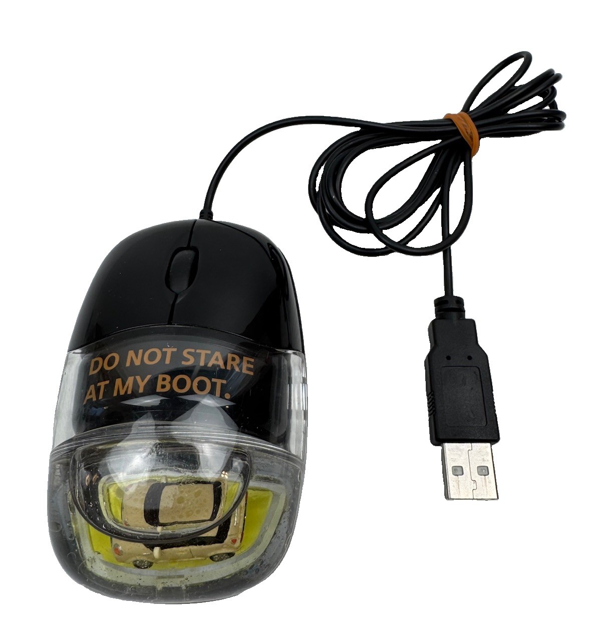 Vintage BMW MINI Cooper Aqua Mouse Floating White Car Y2K Tech Frutiger Aero USB