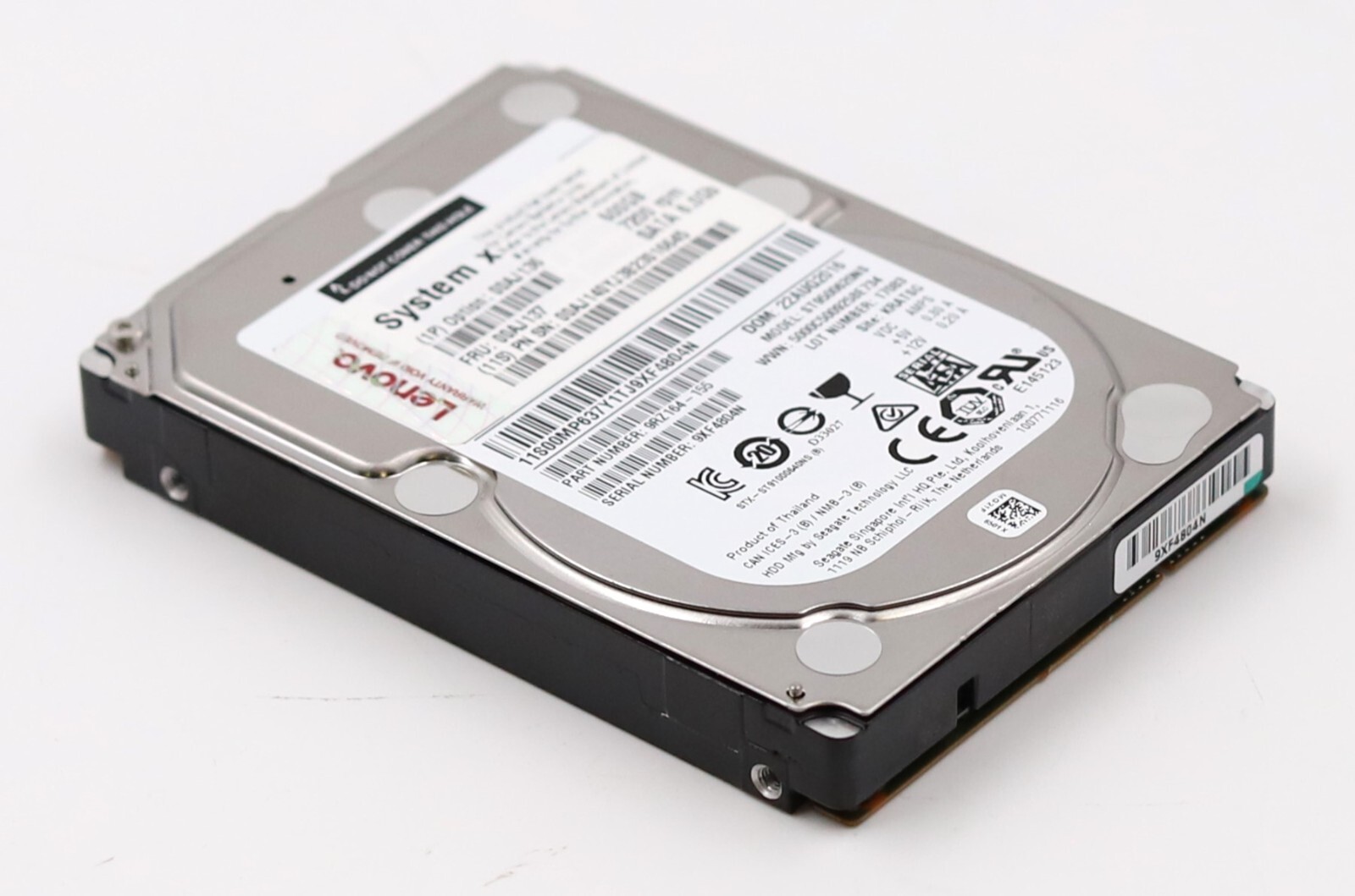 Lenovo ST9500620NS 500GB 2.5" 6Gb/s 7.2K RPM SATA Hard Drive P/N: 00AJ137 Tested