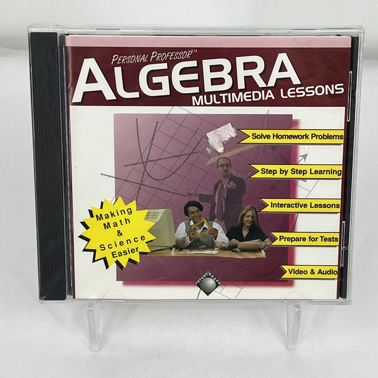 Personal Professor : Algebra Multimedia Lessons (Sealed CD-ROM, 1997)