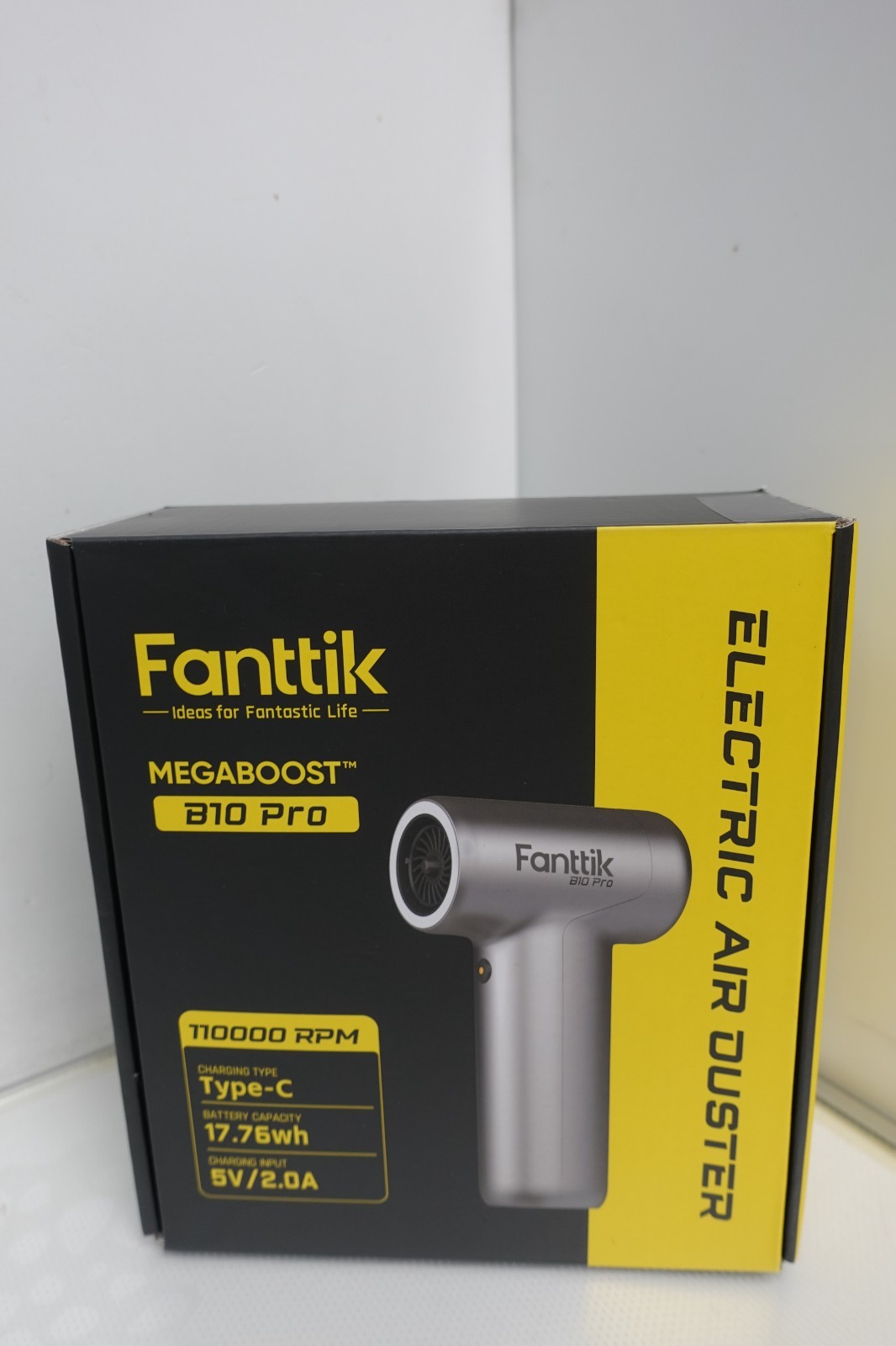Fanttik B10 Pro Electric Air Duster, Light Gray