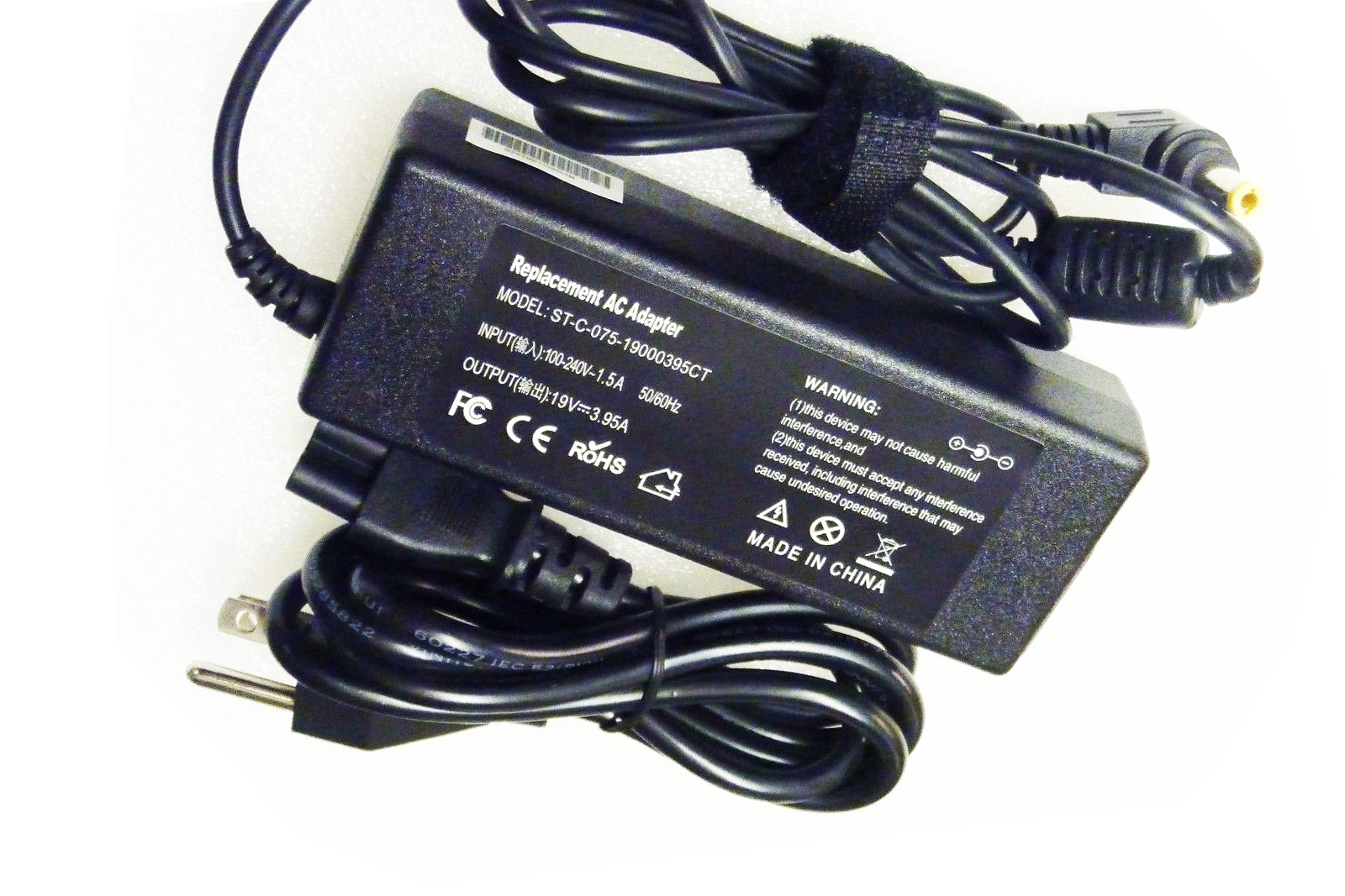 AC Adapter Charger For Toshiba Satellite A215-S7428 A215-S7433 A215-S7437 Power 