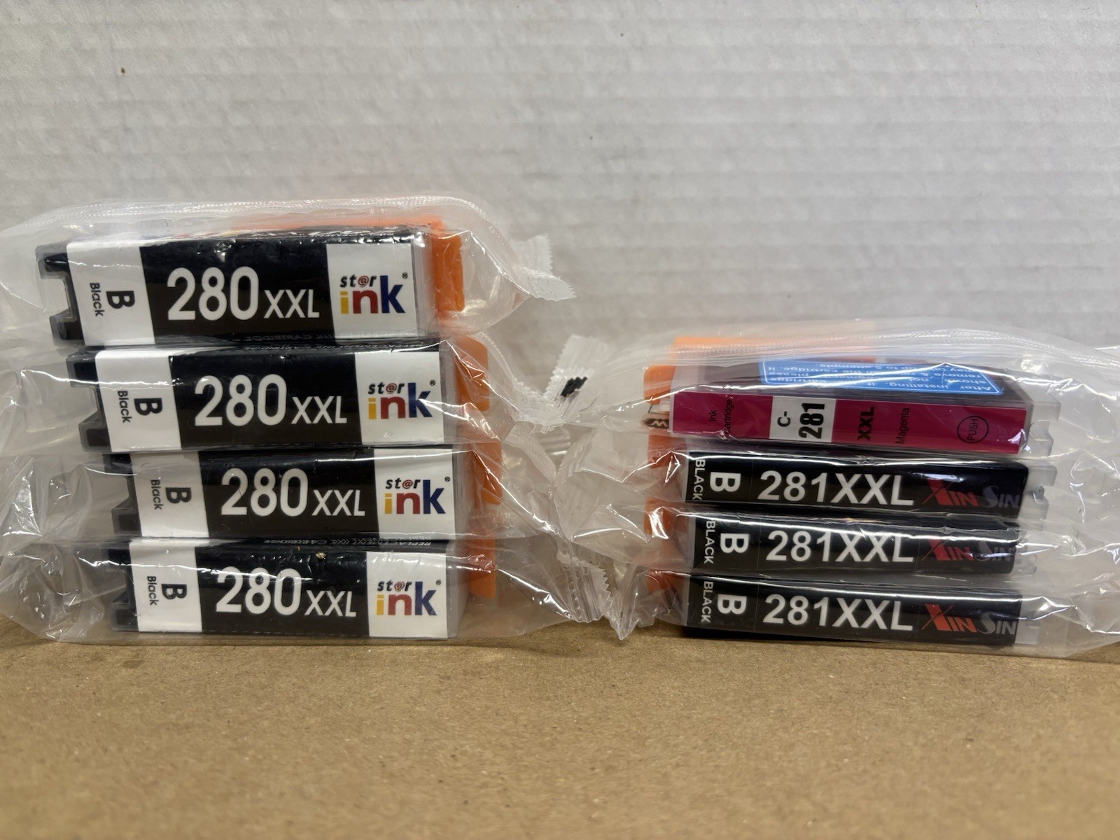 Star Ink PGI-280XXL CLI-281XXL Compatible Ink Cartridge 8-Pack for Canon Printer