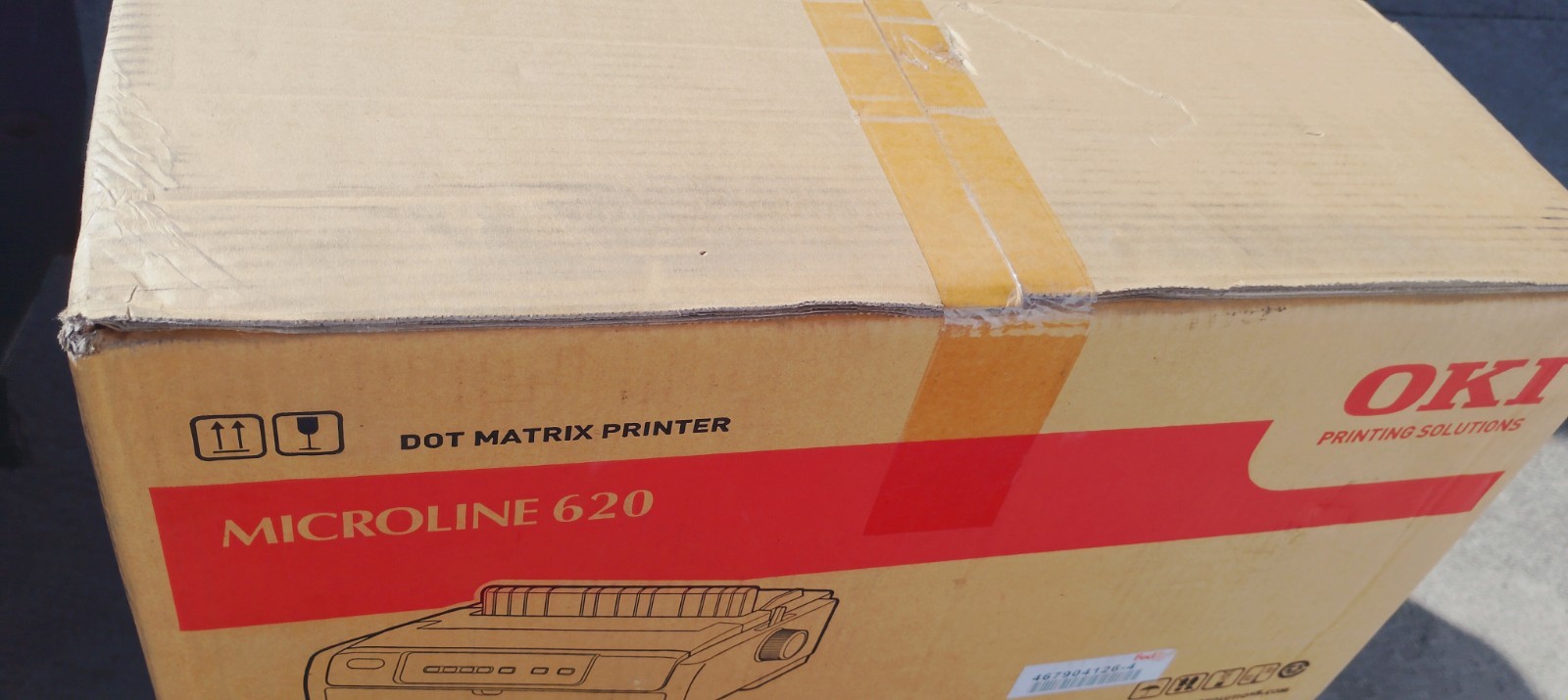 Okidata Microline 620 Dot Matrix Printer ML620 P/N 62433801