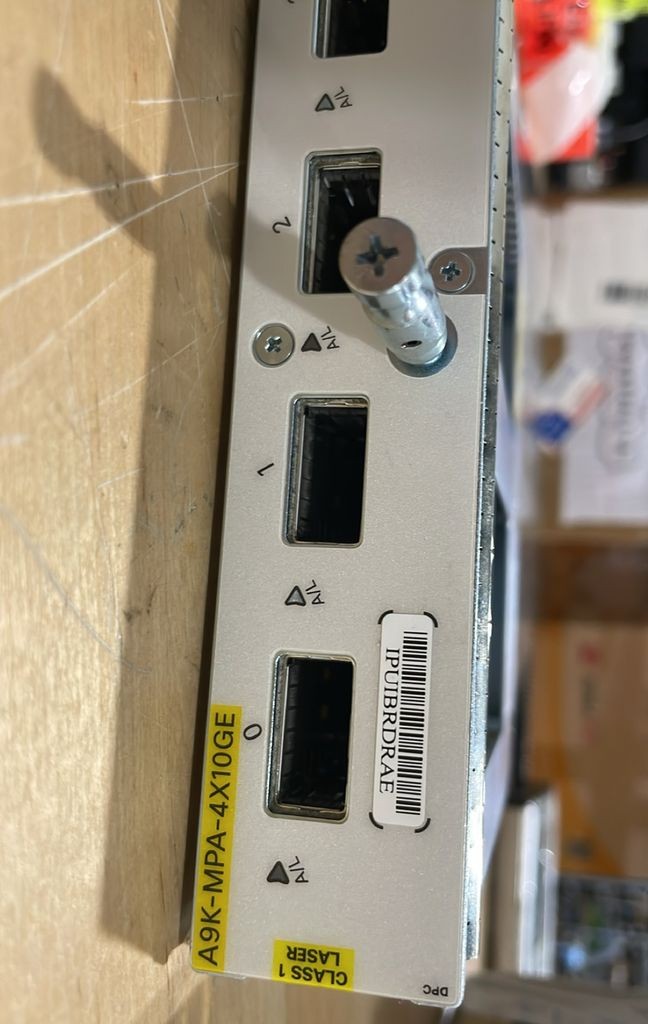 Cisco A9K-MPA-4X10GE ASR 9000 4-Port 10GE Modular Port Adapter 