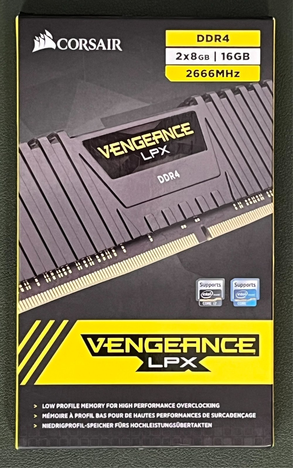 Corsair Vengeance LPX 16GB (2x8GB) DDR4 2666 CMK16GX4M2A2666C16 Open Box Tested