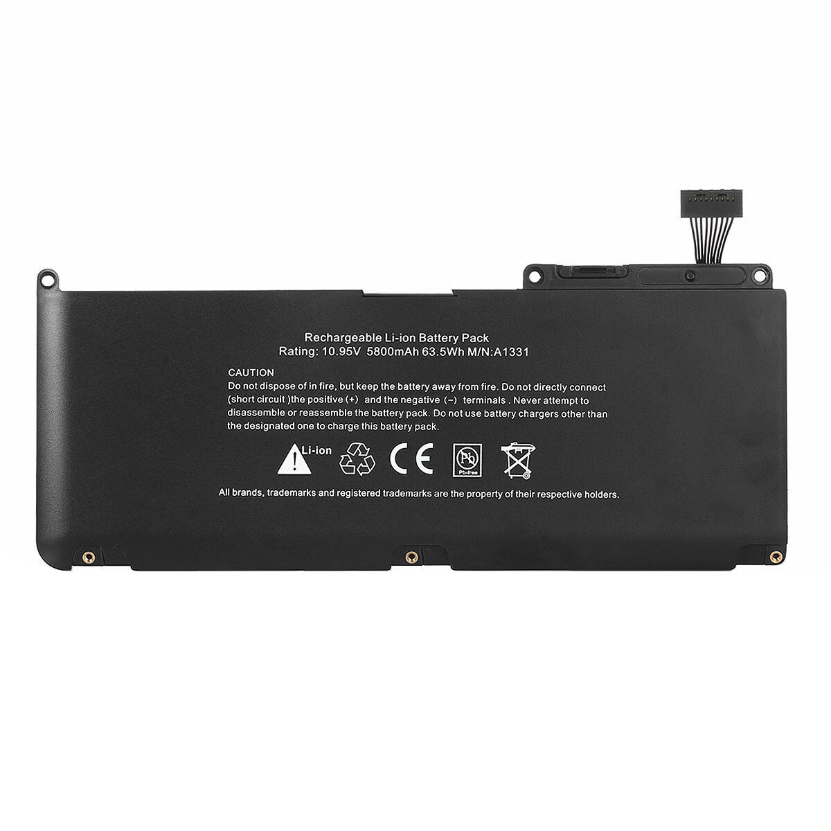 REPLACEMENT A1331 BATTERY FOR MACBOOK 13 UNIBODY A1342 LATE 2009 MID 2010 63.5WH