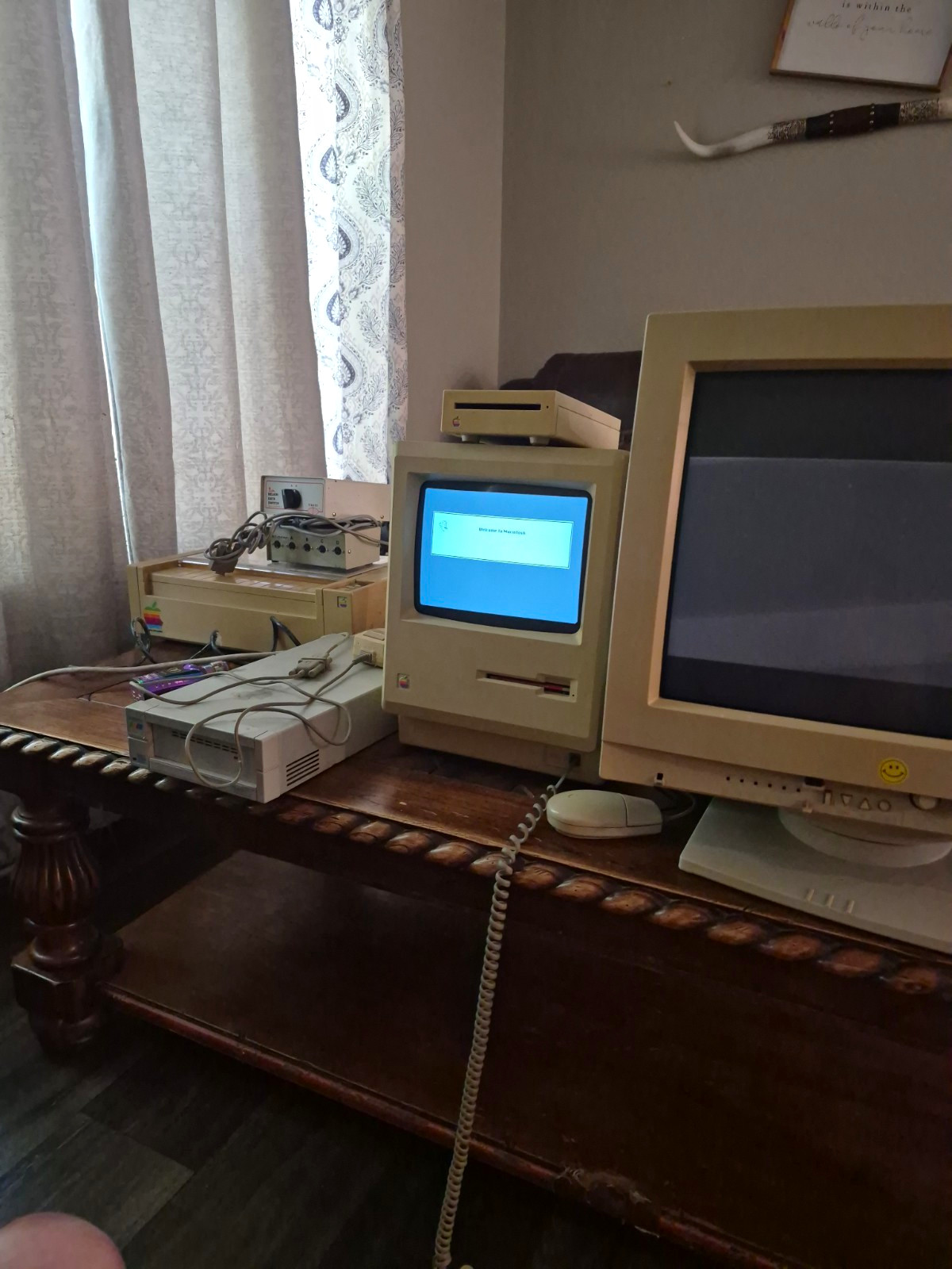 Macintosh Original 512k Computer (Upgraded To A Plus) With Extensive Collection.