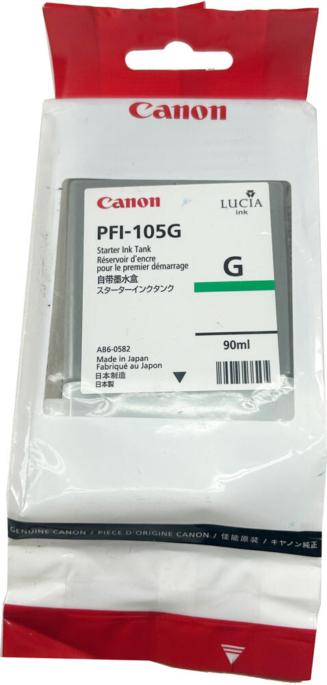GENUINE Canon PFI-105 STARTER Green for imagePROGRAF iPF6300 iPF6350