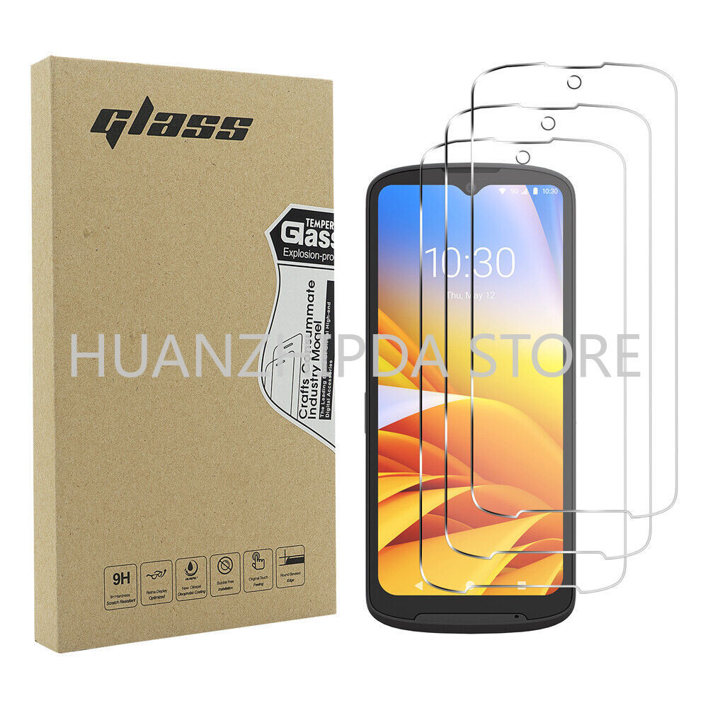 Lot 3PCS Tempered Glass Screen Protector for Zebra TC15 Scanner NEW