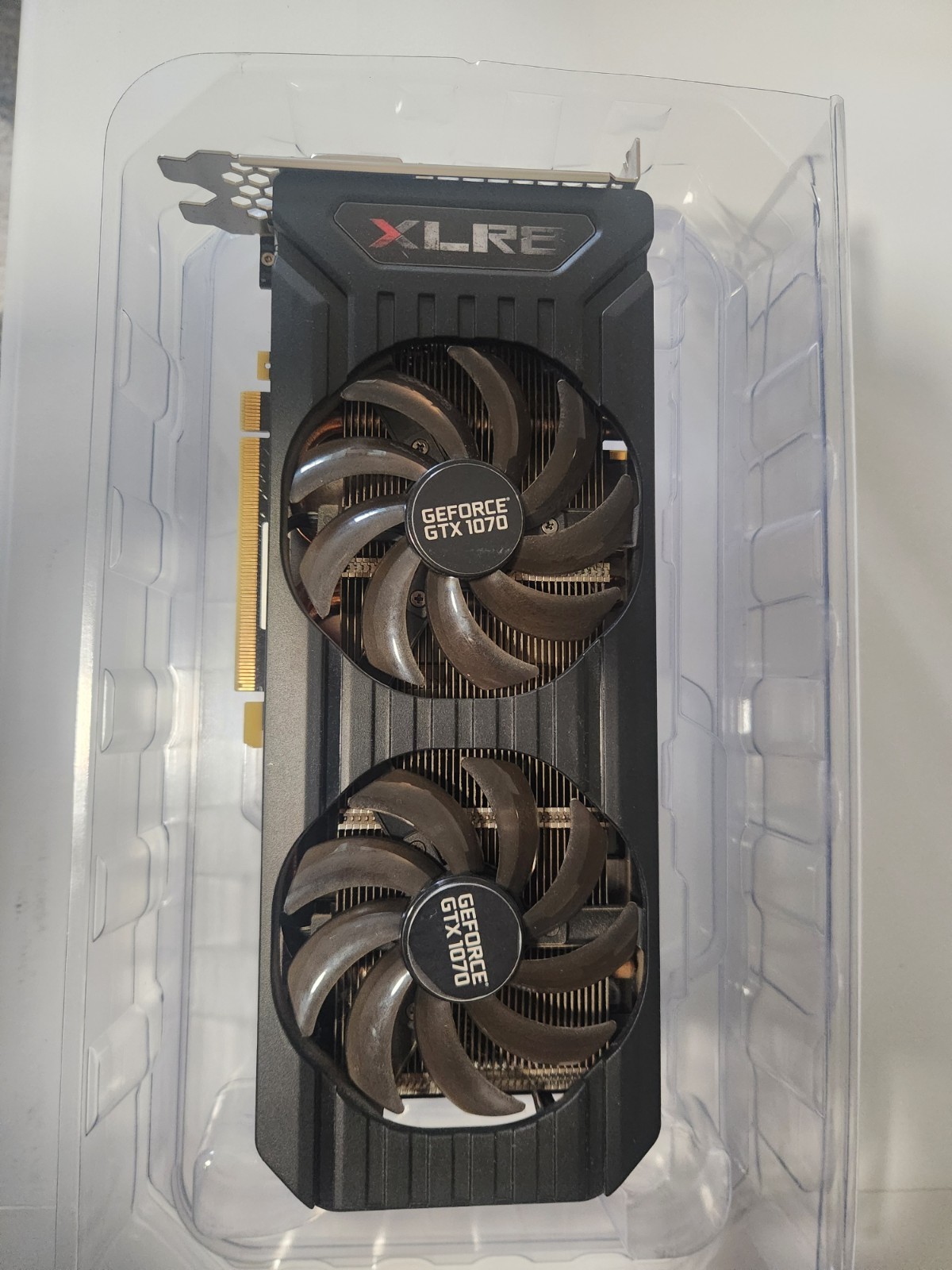 PNY GeForce GTX 1070 XLR8 Gaming OC 8GB GDDR5 Graphics Card - Dual Fan Heatsink