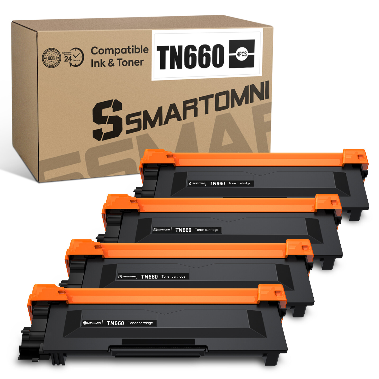 4pk TN660 TN630 Toner Cartridge For Brother HL-L2300D DCP-L2540DW TN630 High Yie
