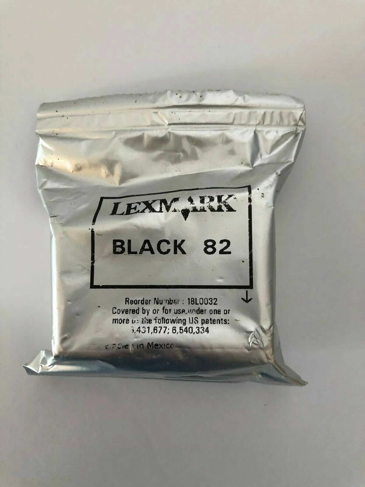 Lexmark 82 BLACK noir negro ink jet printer copier scanner x5100 x5150 x5190 z55