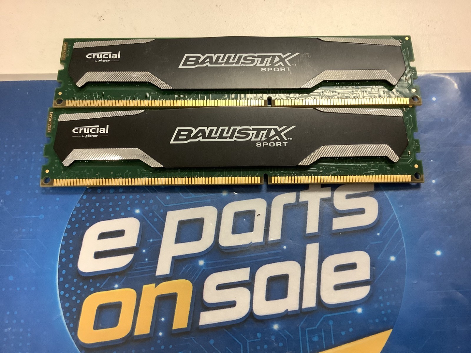 (Lot of 2) Crucial Ballistix Sport BLS8G3D1609DS1S00.M16FED 8GB DDR3 RAM L-V4C