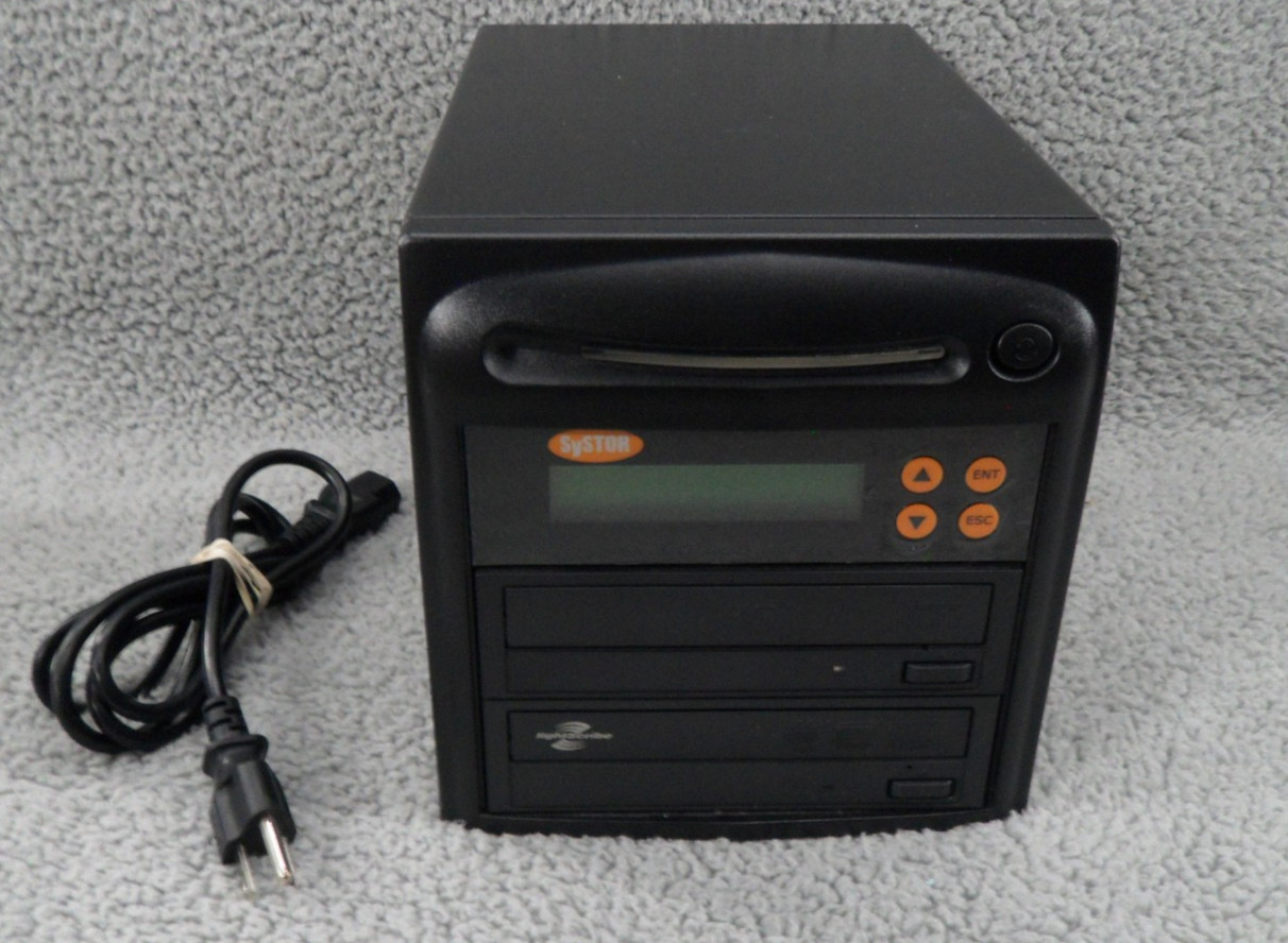 Systor Duplicator 1:1 SATA SSD HDD Hard Drive Sanitizer DVD CD Tested WORKING