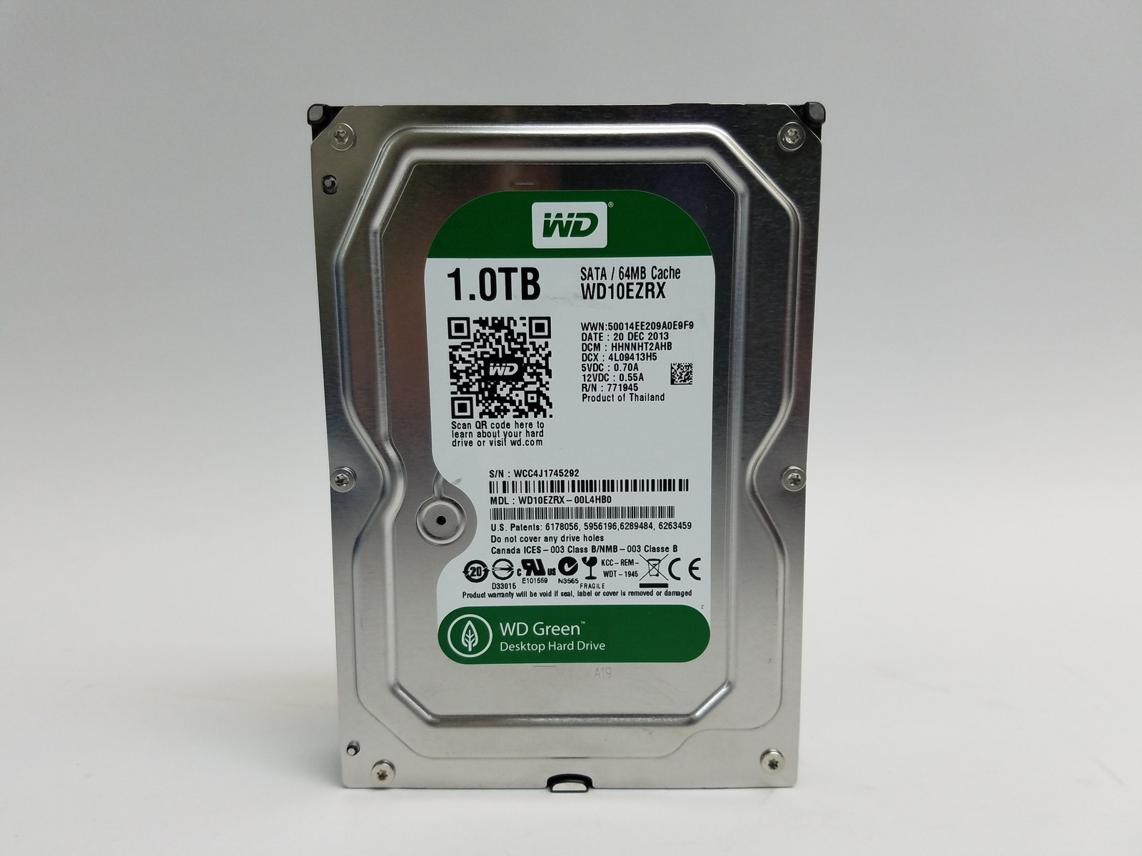Western Digital WD Green WD10EZRX 1TB 3.5" SATA III Desktop Hard Drive