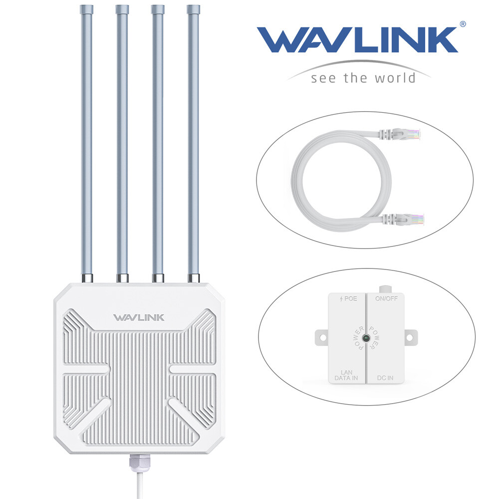 WAVLINK WiFi6 Outdoor AP Supports Up to 256 Devices for Crowded Networks & More