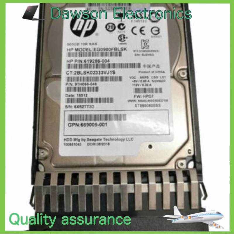 HP 900GB 10k SAS 2.5'' EG0900FCVBL Eva Storage 665749-001 693569-004 Hard Drive
