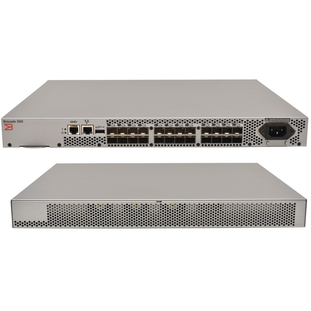 Brocade 300 NA-320-0008 80-1001583-11 24-Port 8G SFP+ FC Switch 8 Active Ports