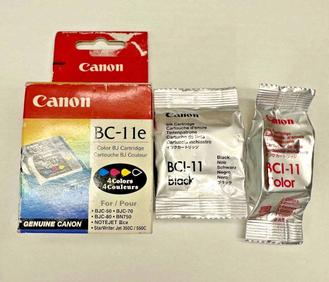 Genuine Canon BC-11e Printhead - Canon Bubble Jet Color BJC50, BJC70, BJC80