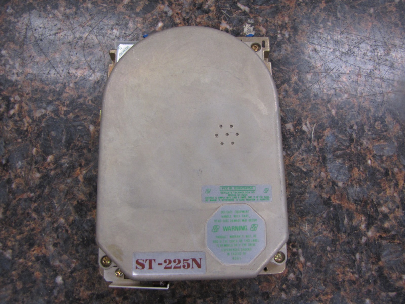 Vintage Seagate ST-225N Hard Disk Drive - No Spin - #HG41