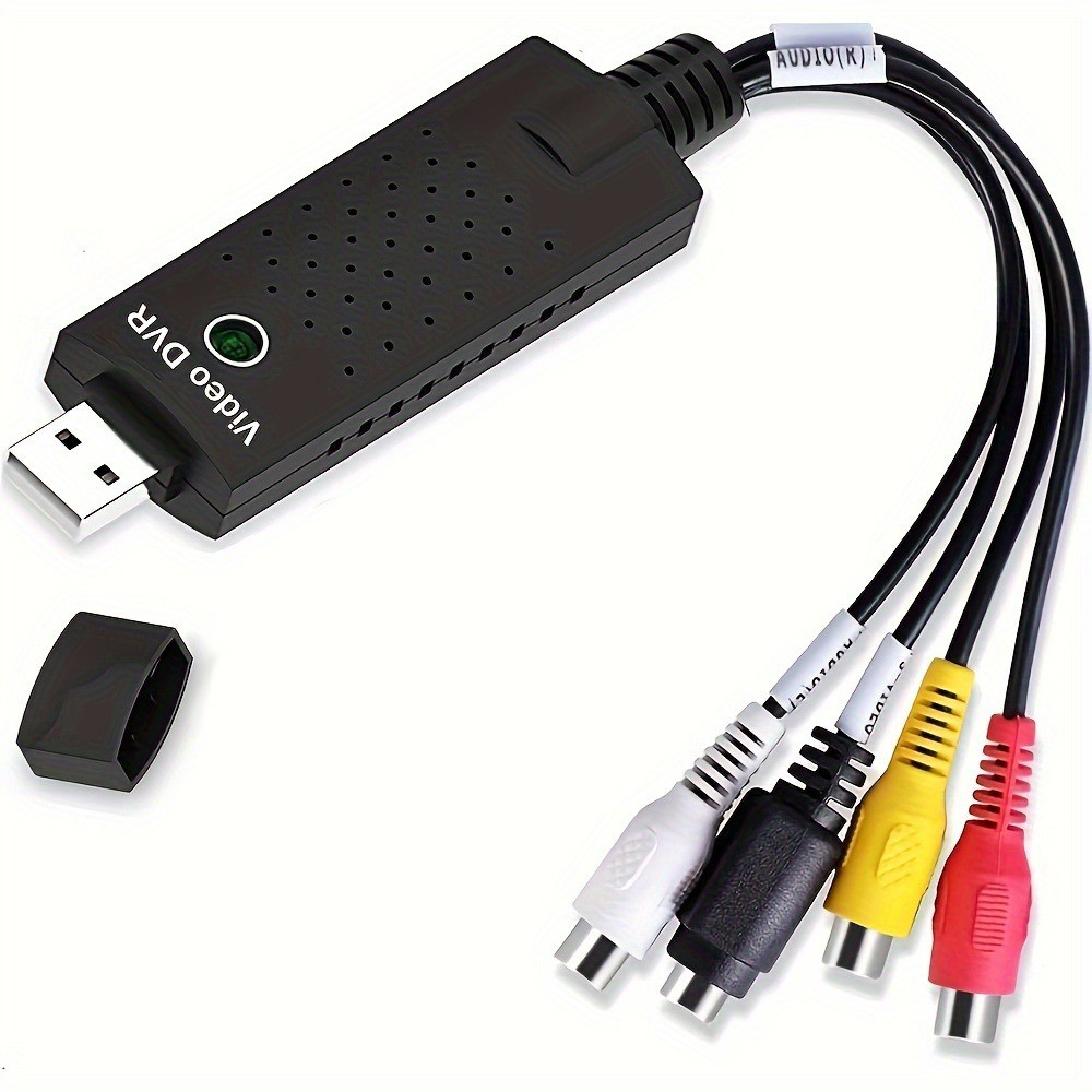 Quick Acting Reliable Sturdy 4in1 AV/S-Video/CVBS to USB 2.0 Video Capture Cable
