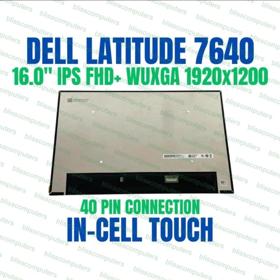 B160UAK01.6 16.0" 1920X1200 Replacement Display Panel Matrix LCD Screen
